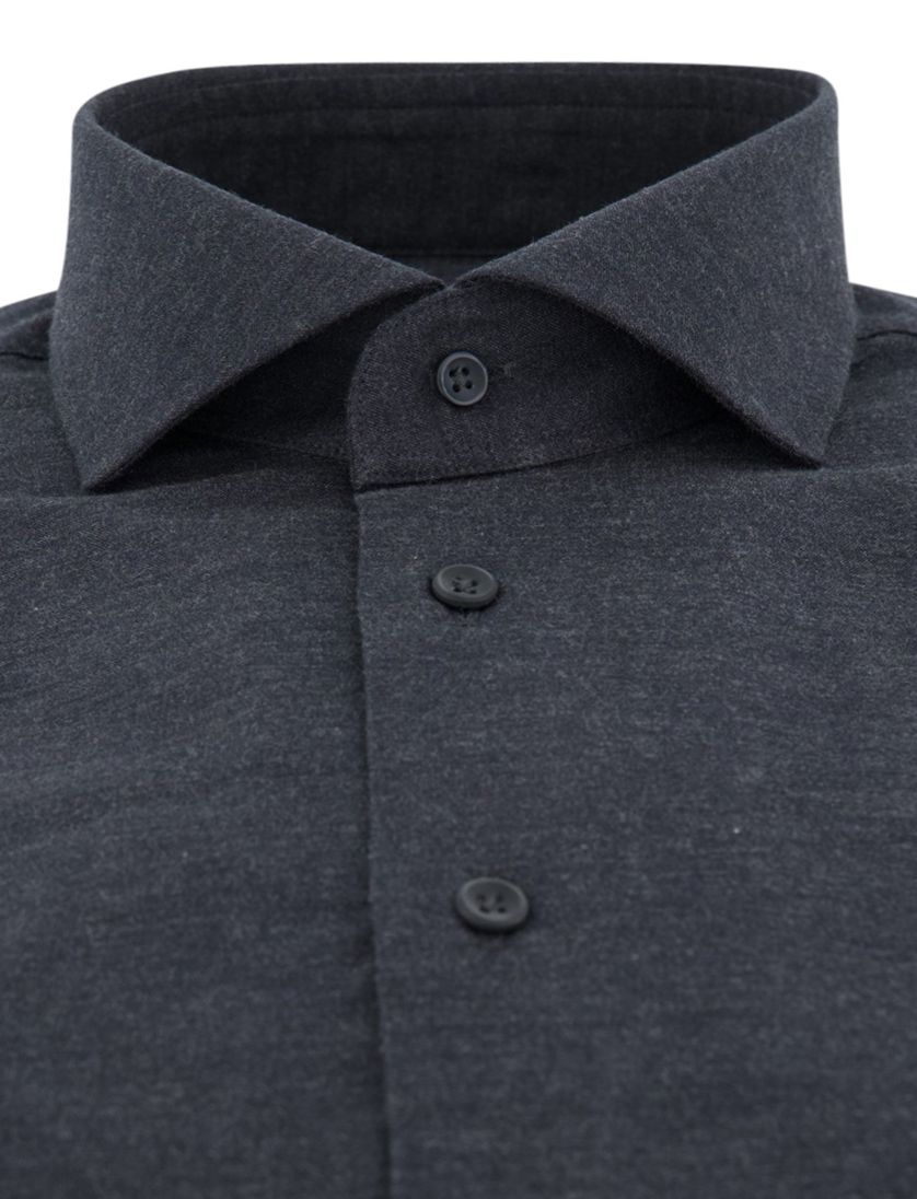 Michaelis overhemd ml 5 antraciet