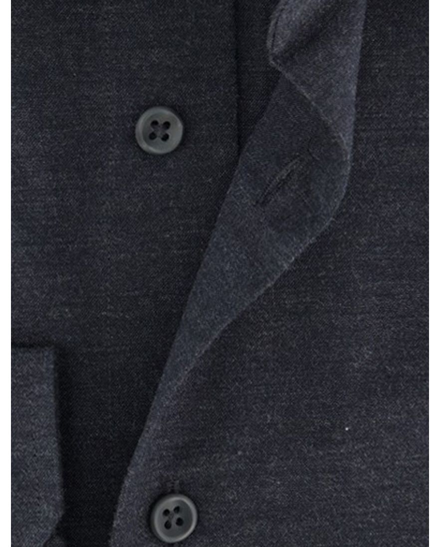 Michaelis overhemd ml 5 antraciet slim fit