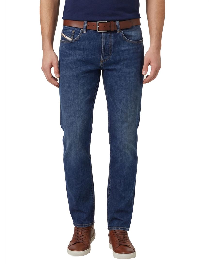 Diesel D-Finitive denim regular fit blauw