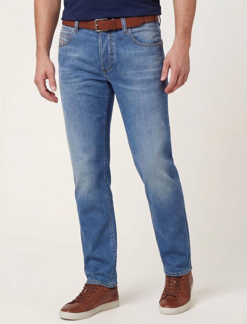 Diesel jeans slim fit d-vyl blauw denim