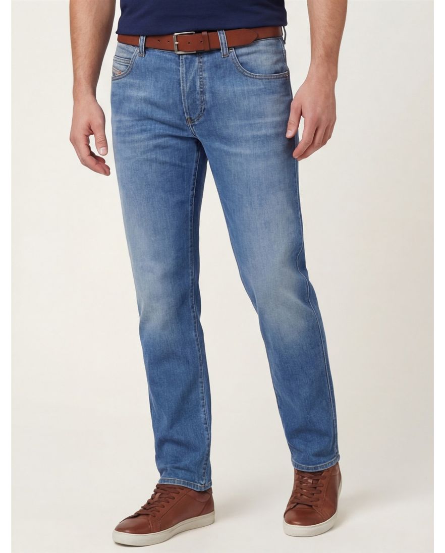 Diesel slim fit jeans d-vyl blauw denim