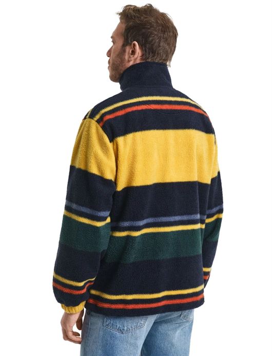 Gant Trui multicolor fleece gestreept
