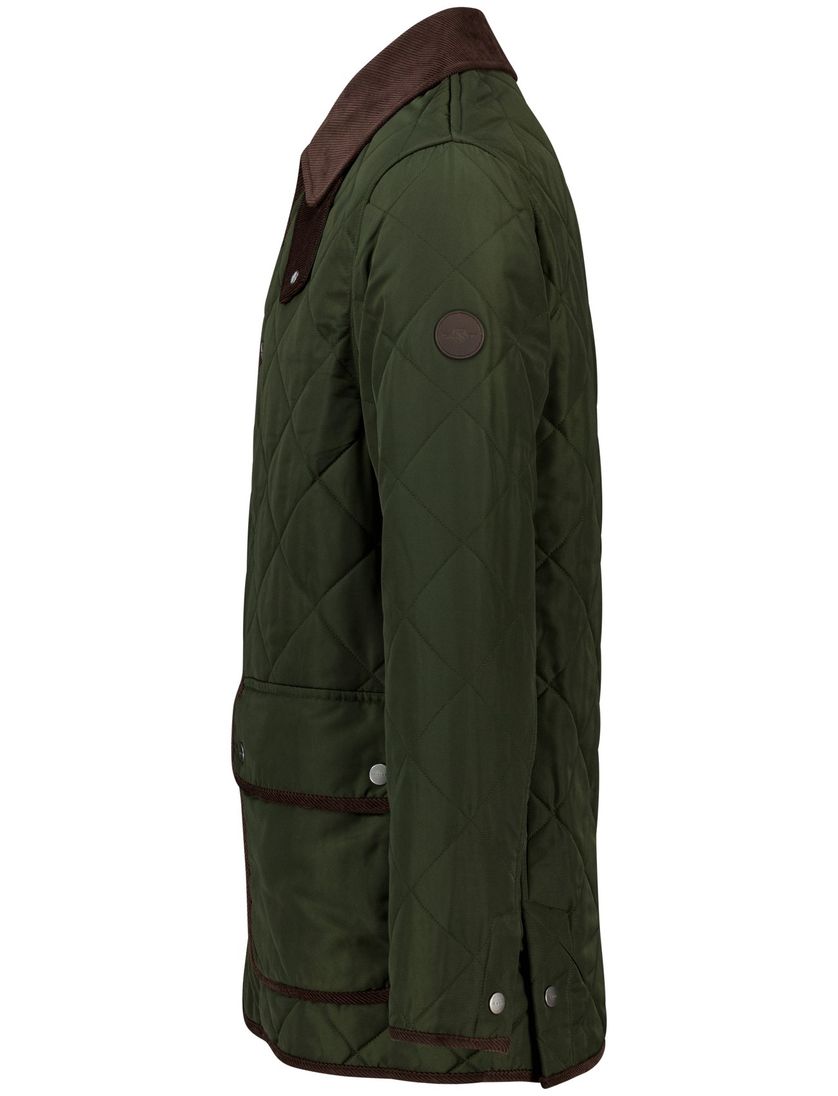 tussenjas Gant groen half lang