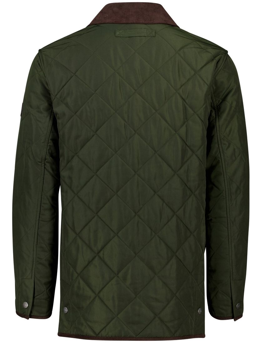 tussenjas Gant groen half lang