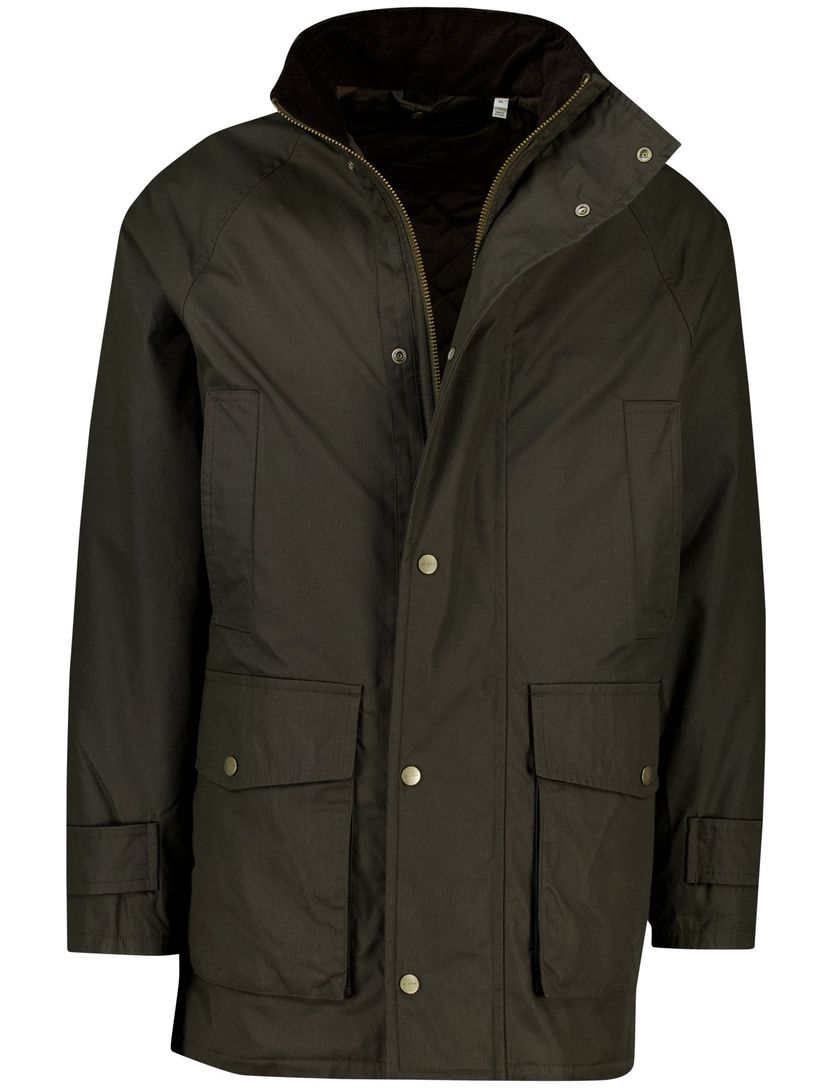 Gant winterjas wax katoen