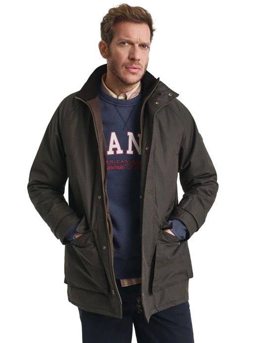 Gant winterjas wax katoen