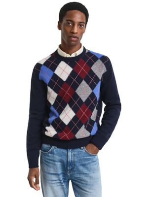 Gant trui donkerblauw Gant Regular Fit