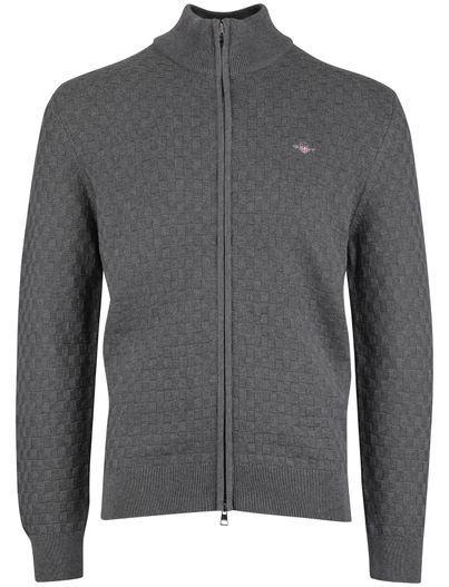 Gant Gant vest grijs effen