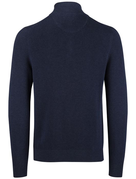 Gant half zip blauw normale fit