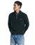 trui Gant groen normale fit katoen half zip