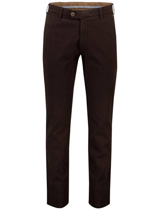 katoenen broek bruin Meyer Bonn