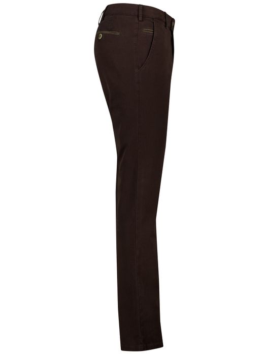 katoenen broek bruin Meyer Bonn