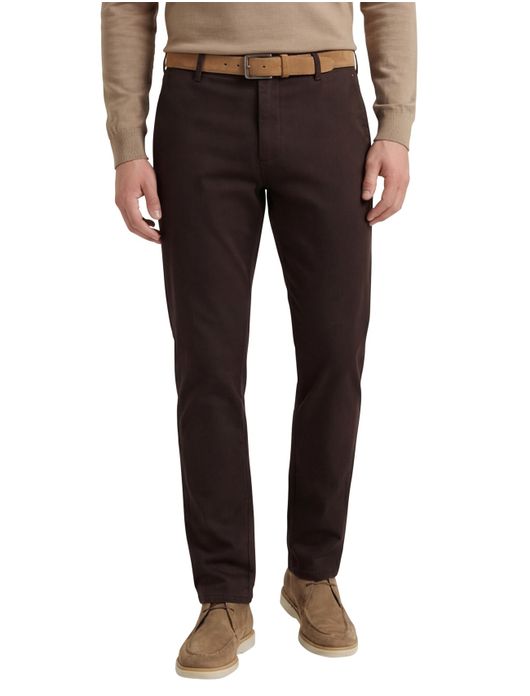 katoenen broek bruin Meyer Bonn