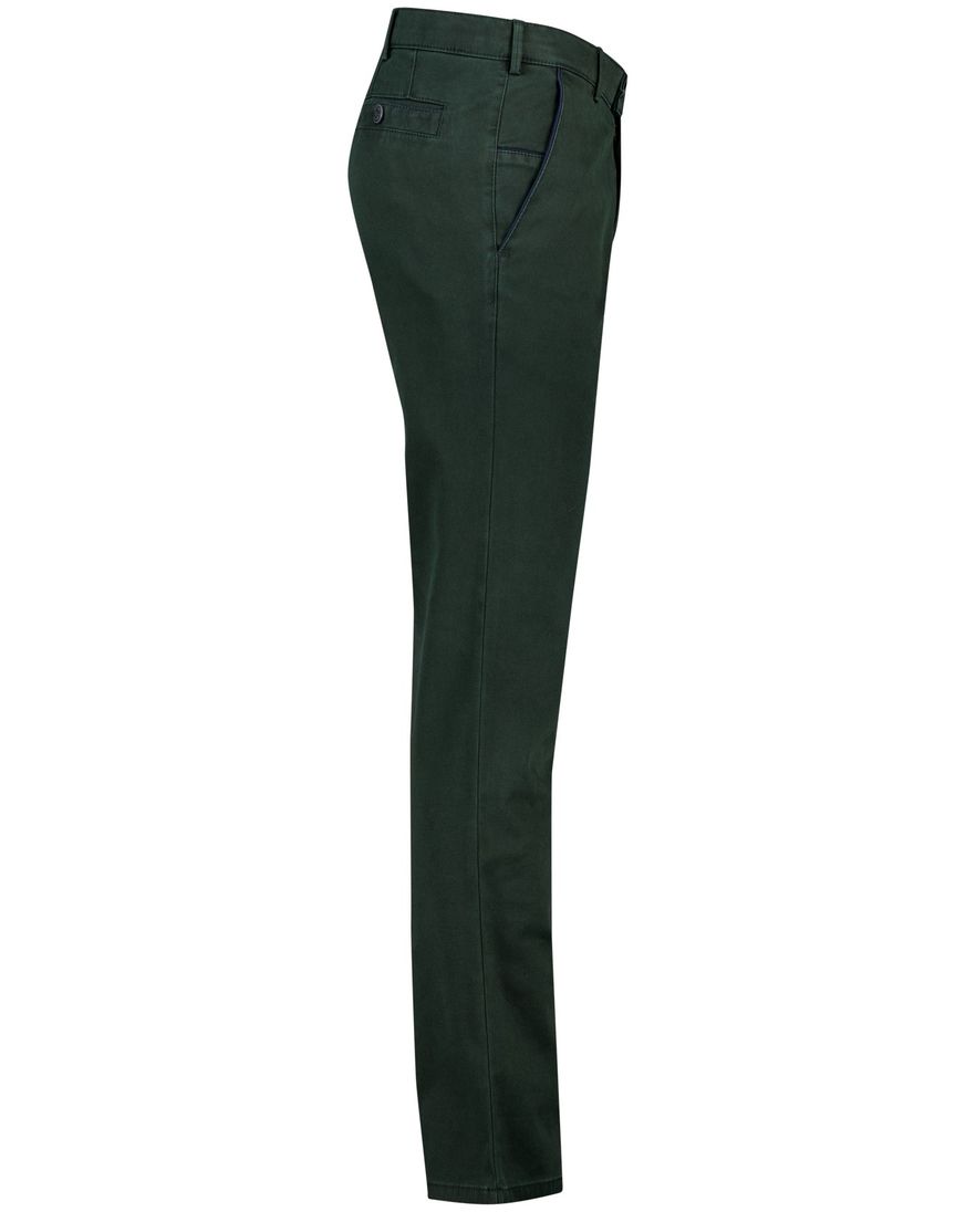 Meyer New York katoenen broek groen effen