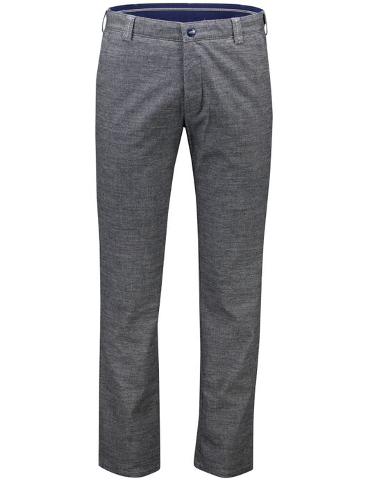 Meyer Bonn katoenen broek grijs gemeleerd