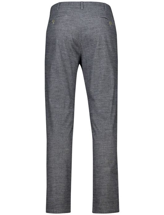 Meyer Bonn katoenen broek grijs gemeleerd