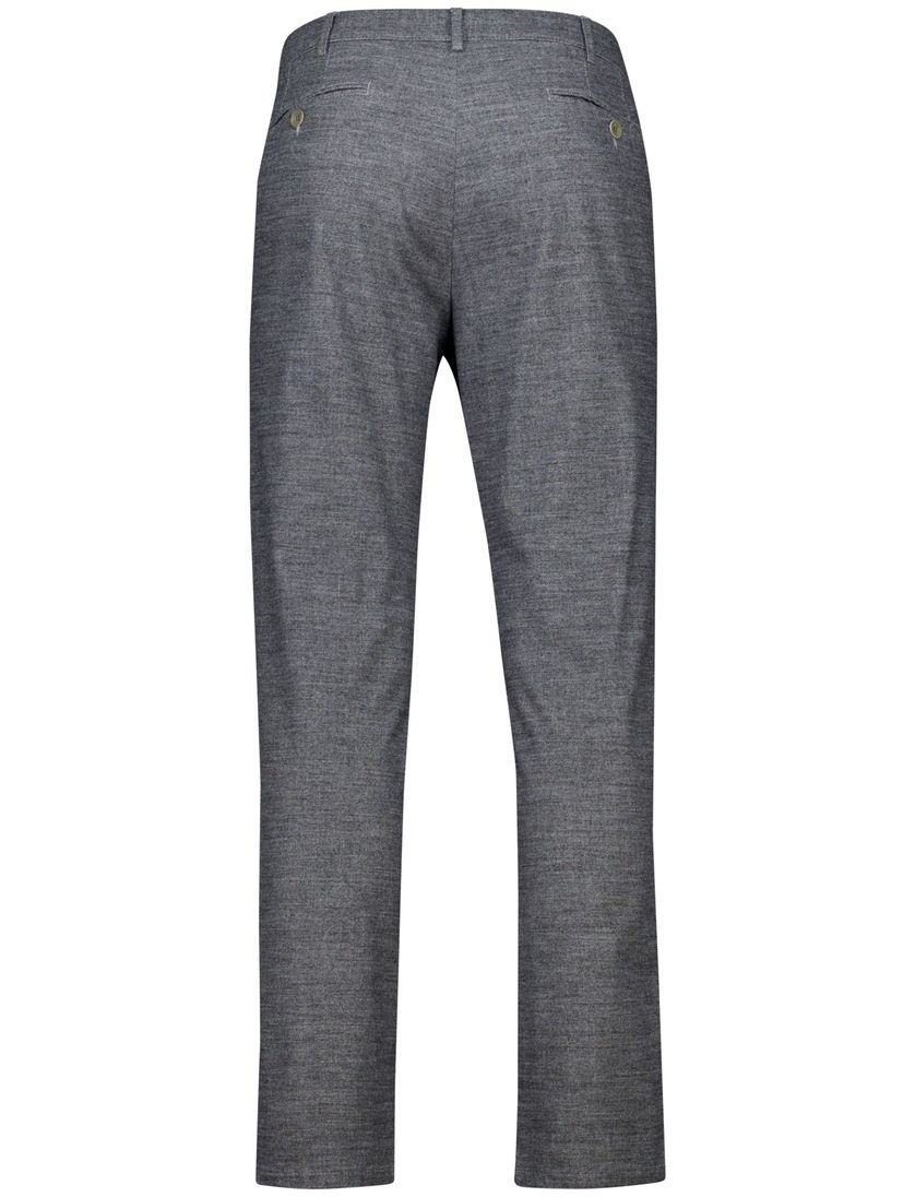 Meyer Bonn katoenen broek grijs gemeleerd