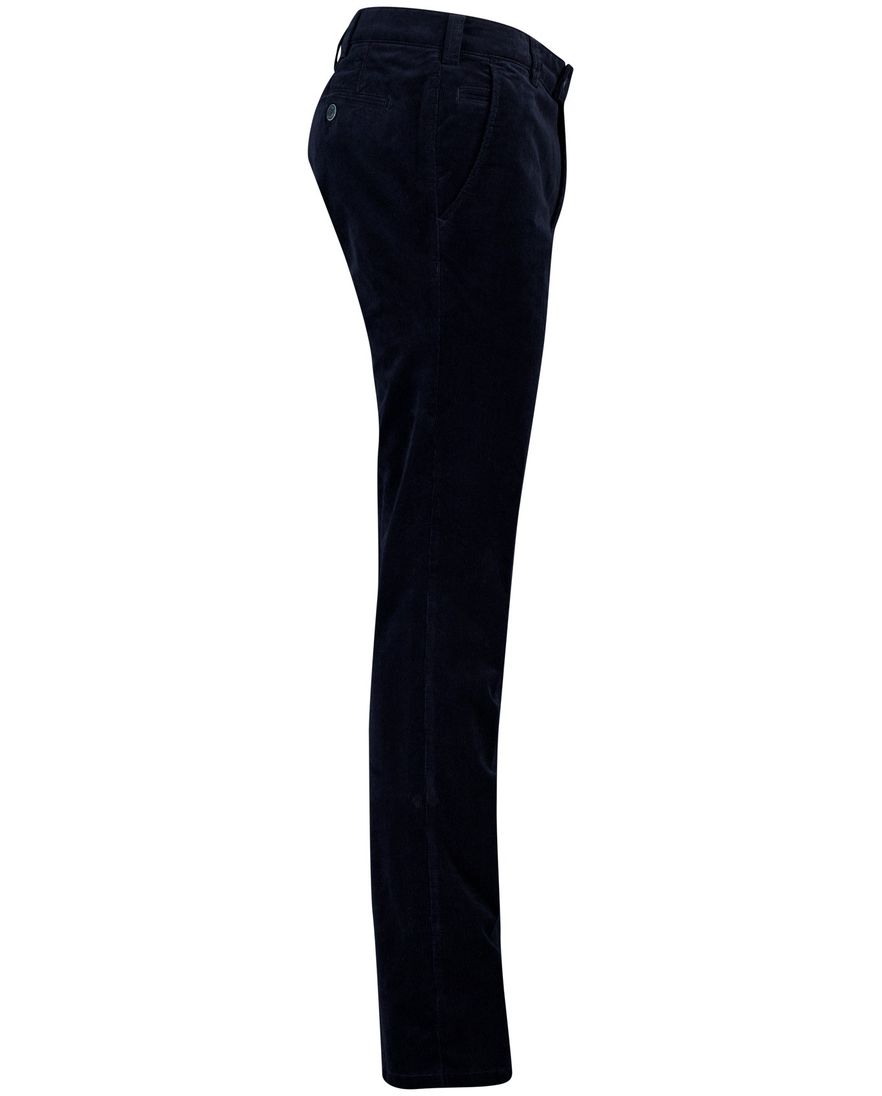 Meyer Bonn broek donkerblauw effen flatfront