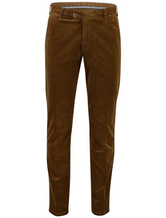 Meyer bonn pantalon flatfront bruin