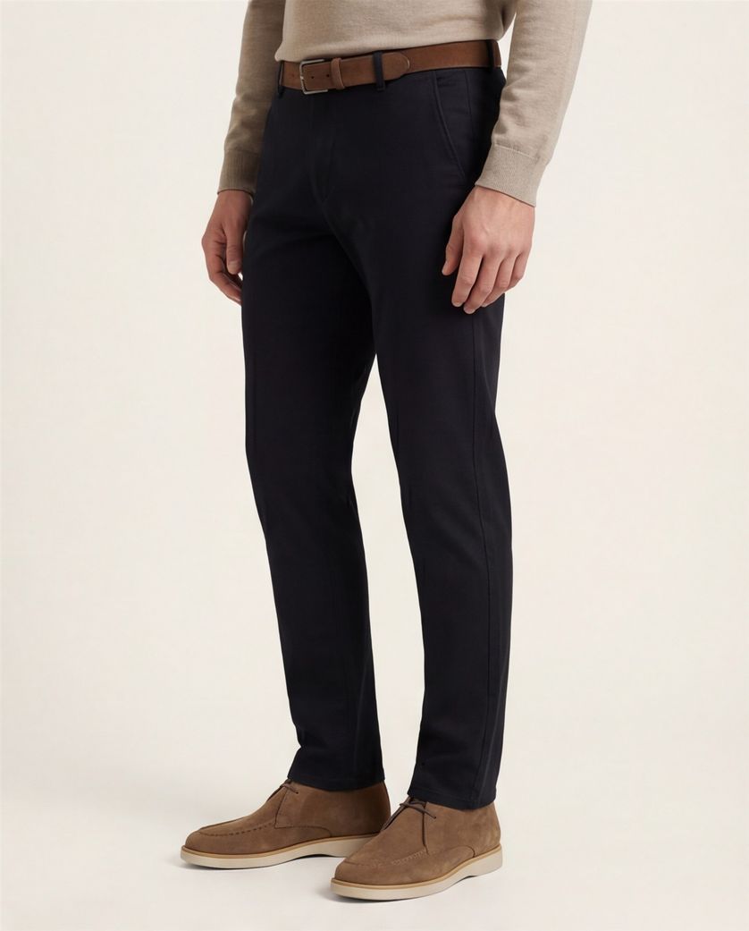 Meyer Bonn katoenen pantalon zwart