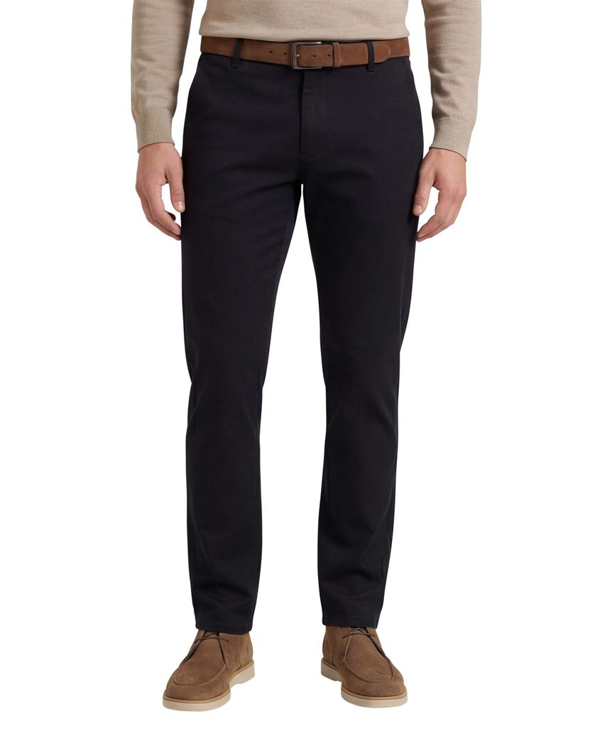 Meyer Bonn katoenen pantalon zwart