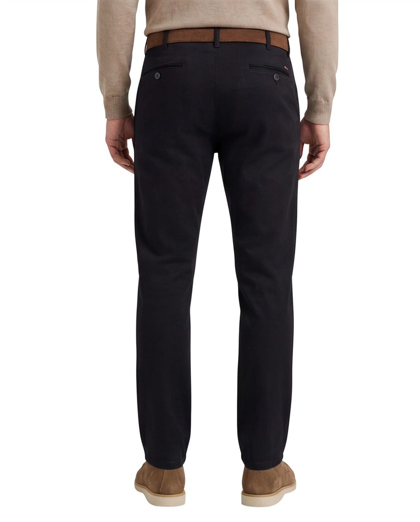 Meyer Bonn katoenen pantalon zwart