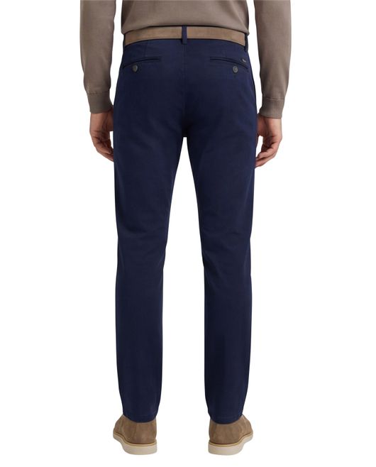 Meyer Bonn katoenen broek donkerblauw effen