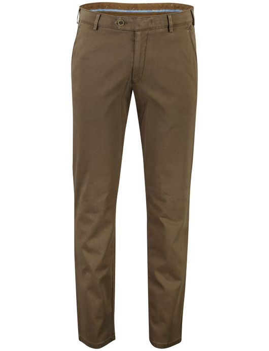 Meyer New york flatfront broek bruin