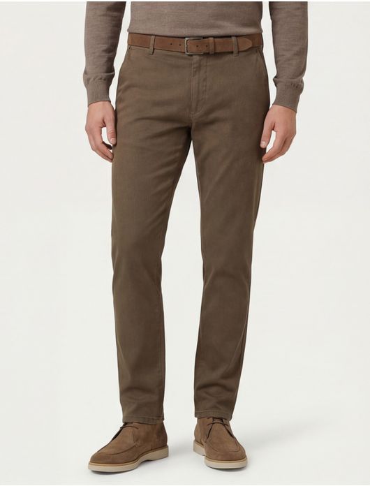 Meyer new york pantalon flatfront bruin
