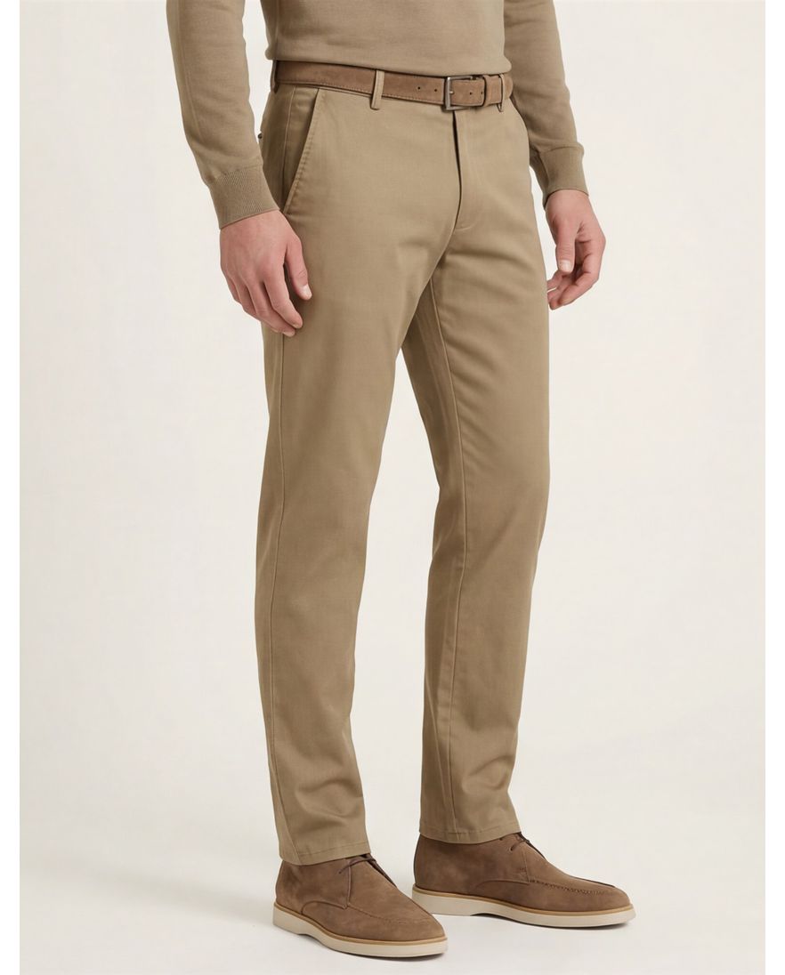 Meyer Oslo katoenen broek beige