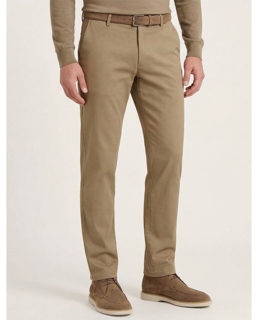 Meyer Oslo katoenen broek beige
