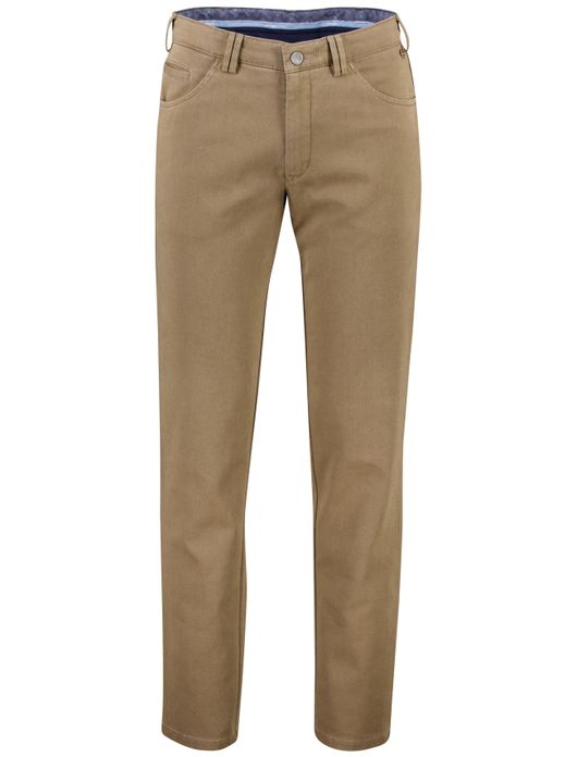 katoenen broek bruin Meyer Dublin