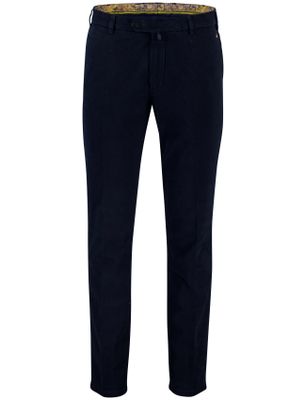 Meyer Meyer bonn donkerblauw effen pantalon normale fit