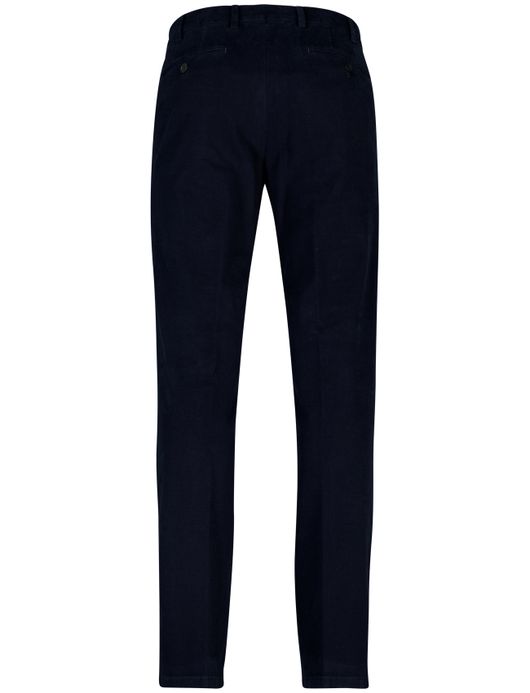 Meyer bonn pantalon donkerblauw effen normale fit