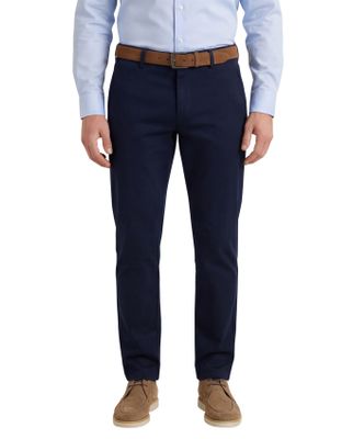 Meyer Meyer bonn donkerblauw effen pantalon normale fit
