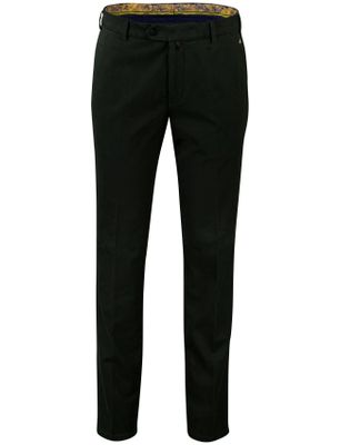 Meyer Meyer bonn flatfront broek donkergroen