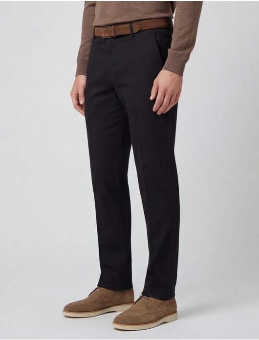 Meyer bonn pantalon flatfront donkergroen