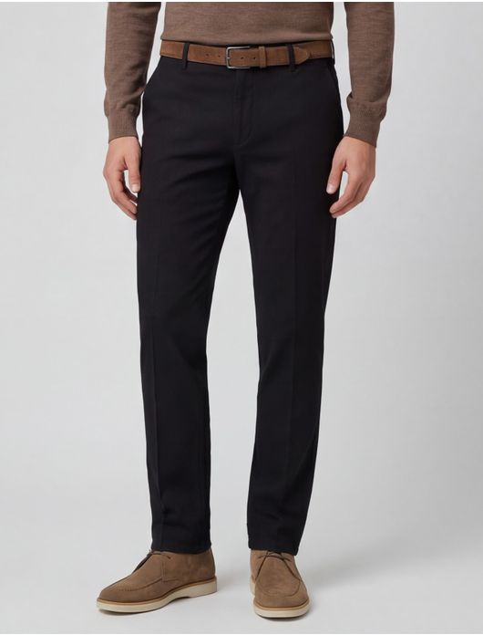 Meyer bonn pantalon flatfront donkergroen