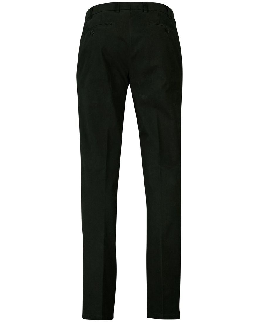 Meyer bonn flatfront broek donkergroen