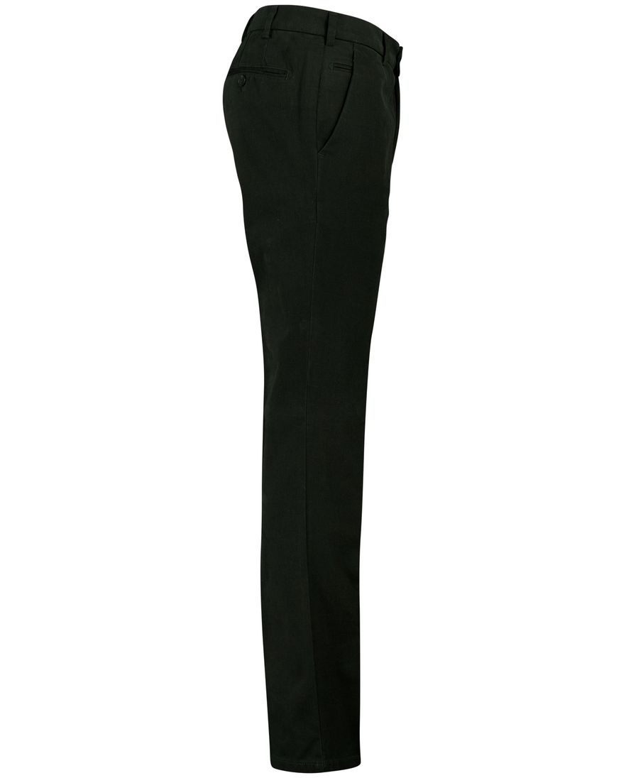 Meyer bonn flatfront broek donkergroen