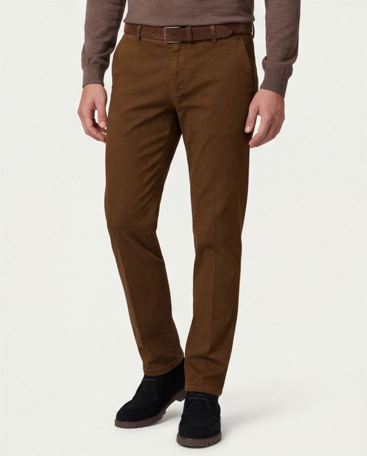 Meyer bonn pantalon katoen bruin