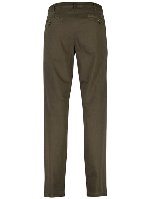 Meyer Pantalon katoen groen katoen