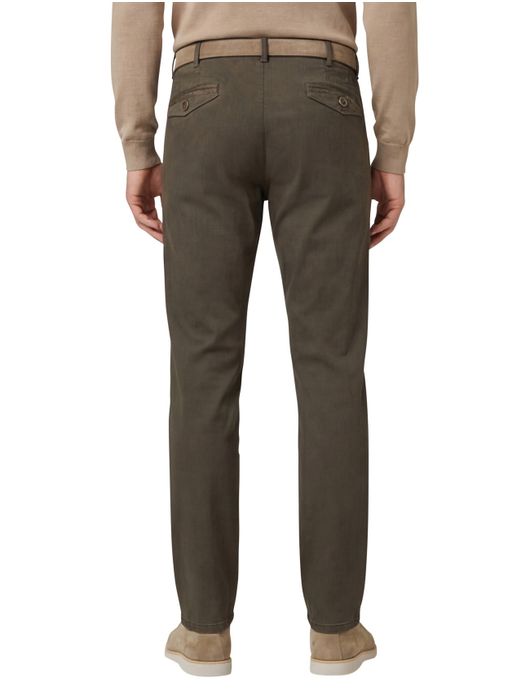 Meyer Pantalon katoen groen katoen