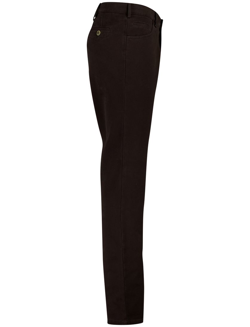 Meyer dublin 5-pocket broek bruin effen