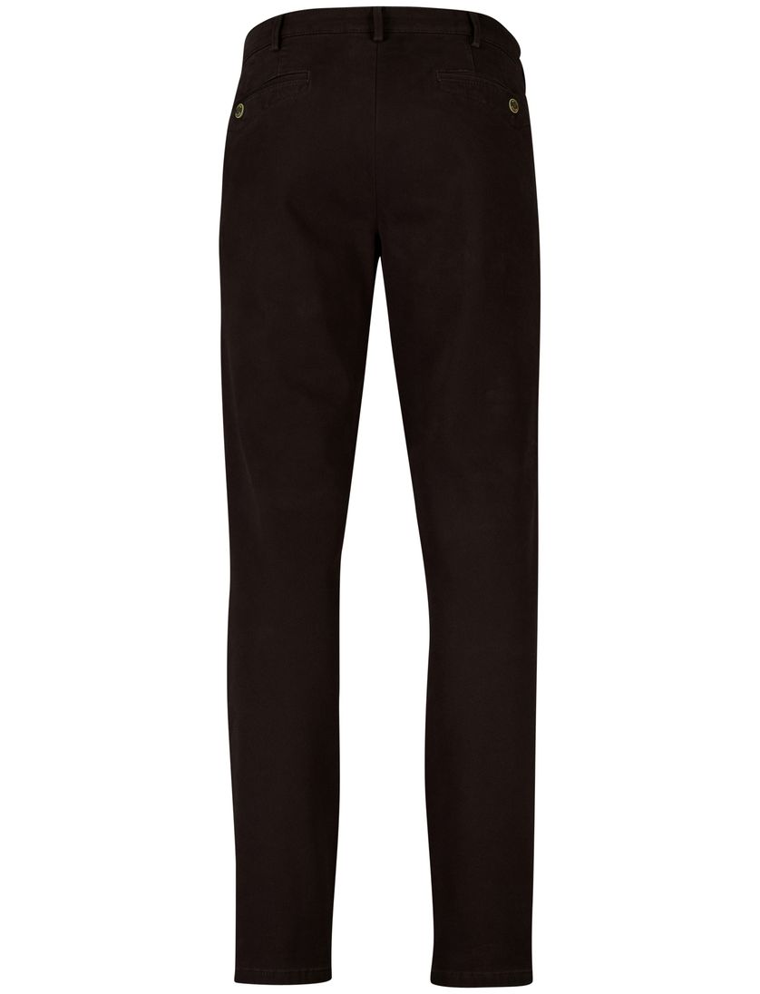 Meyer dublin 5-pocket broek bruin effen