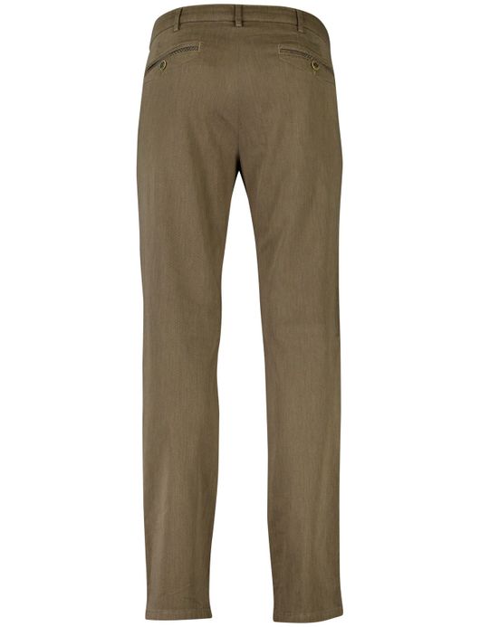 Meyer chicago flatfront broek bruin