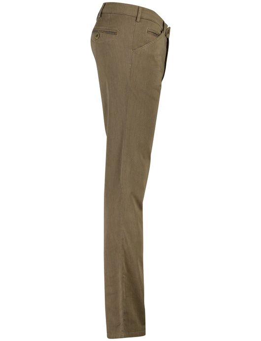 Meyer chicago flatfront broek bruin