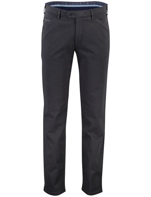 Meyer Chicago grijs effen normale fit katoen