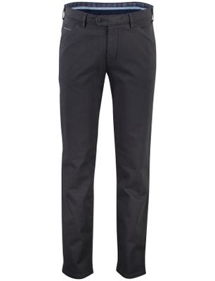 Meyer Meyer Chicago normale fit grijs katoen effen