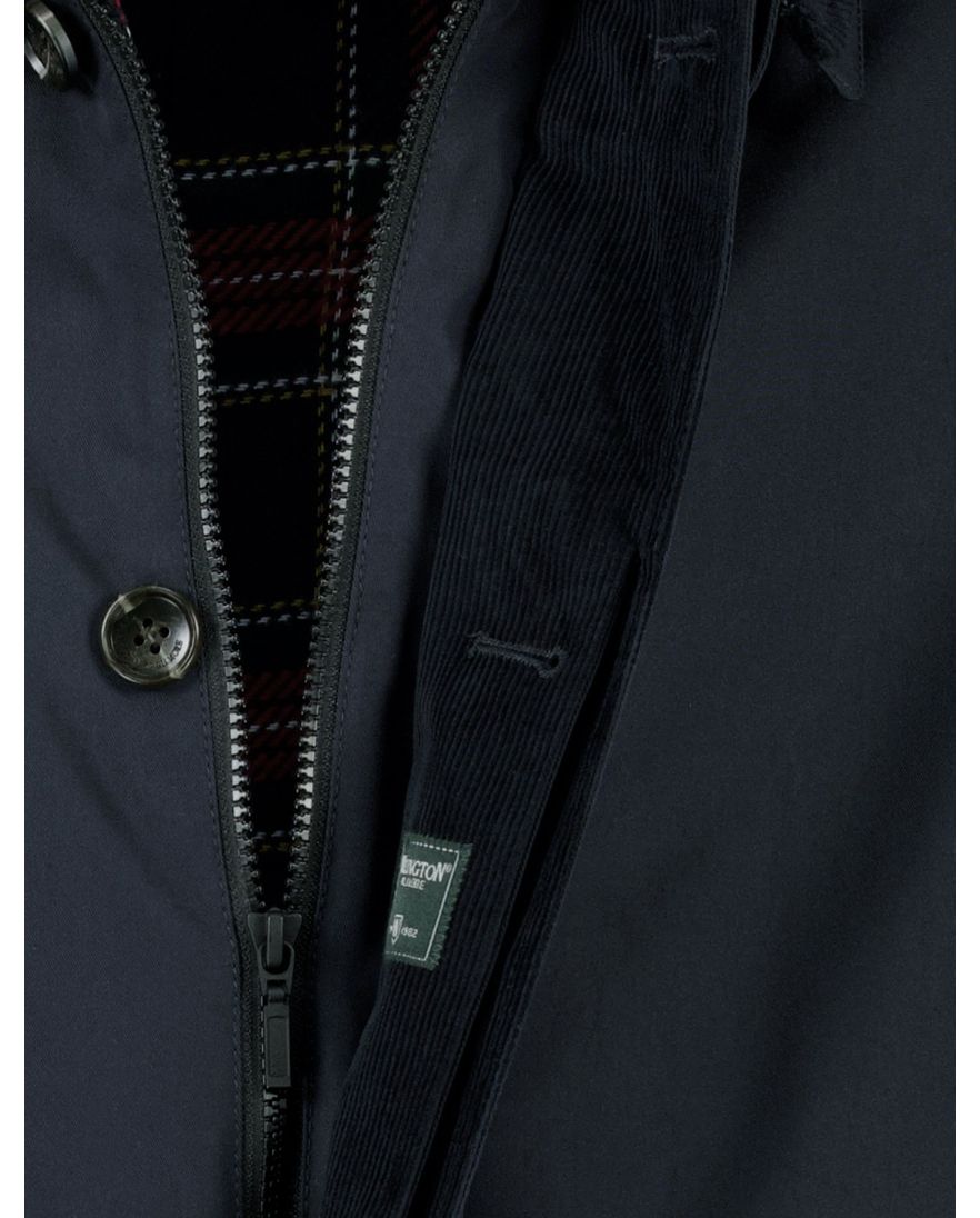 Wellington of Bilmore winterjas donkerblauw katoen